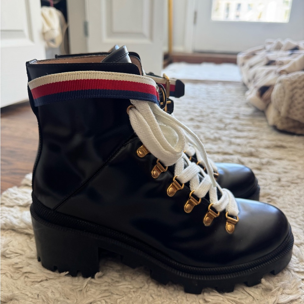 Authentic Gucci platform booties - image 5